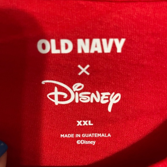 Old Navy Red Tee with Mickey and Minnie Graphic XXL BNWT - Picture 3 of 3